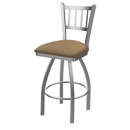 OD810 Contessa Stainless Steel 25 Swivel Outdoor Counter Stool With Breeze Champagne Seat